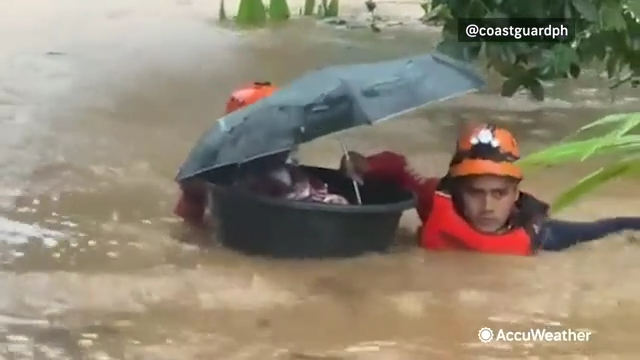 Watch Now: Baby rescued from flooding in Philippines, and more of today's top videos